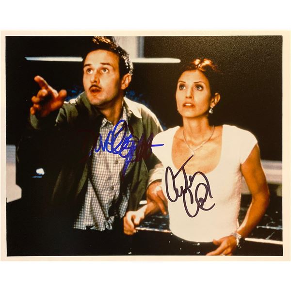 Scream 3 David Arquette and Courtney Cox signed movie photo