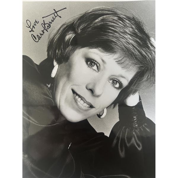 Carol Burnett signed photo