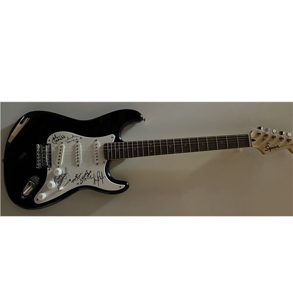 Fleetwood Mac band signed guitar