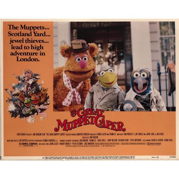 The Great Muppet Caper original vintage lobby card