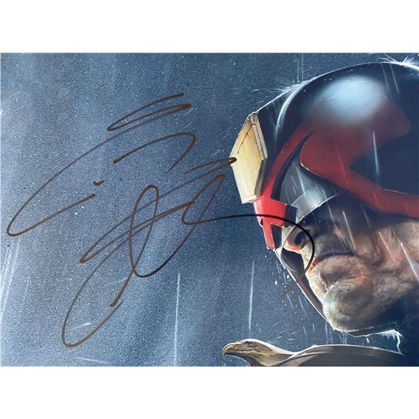 Judge Dredd Greg Staples signed movie photo