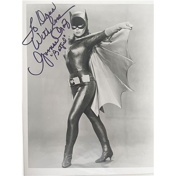 Batgirl Yvonne Craig signed photo
