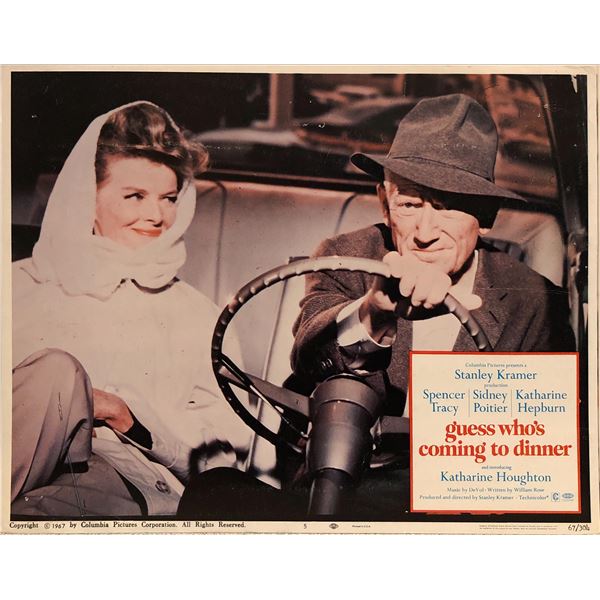 Guess Who's Coming to Dinner original 1967 vintage lobby card
