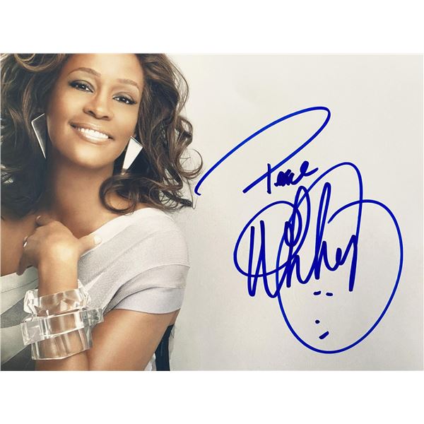 Whitney Houston signed photo