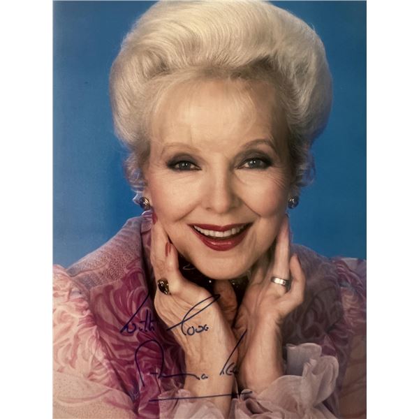 Anna Lee signed photo