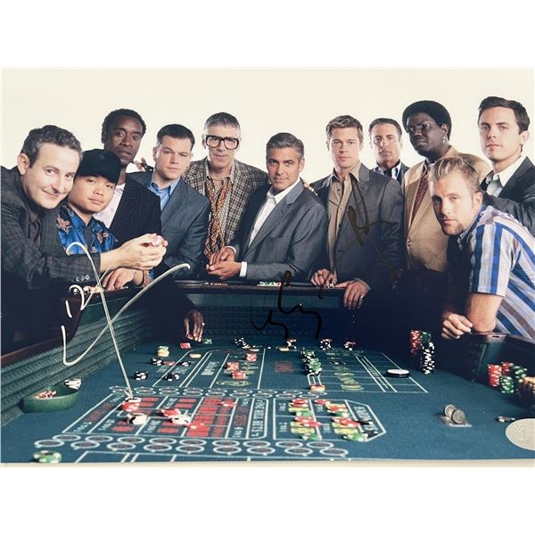 Ocean's Eleven cast signed movie photo