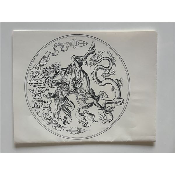 Burne Hogarth King Arthur art portfolio