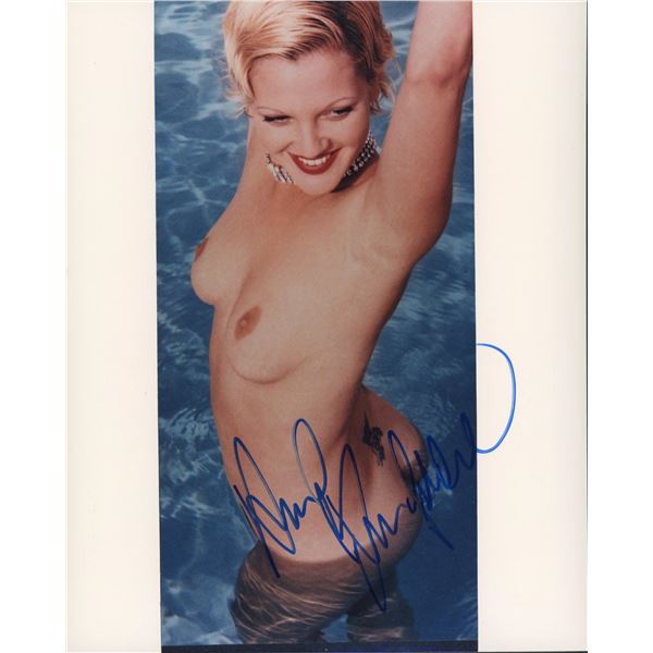 Drew Barrymore signed photo
