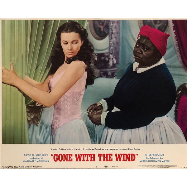 Gone with the Wind original 1968R vintage lobby card