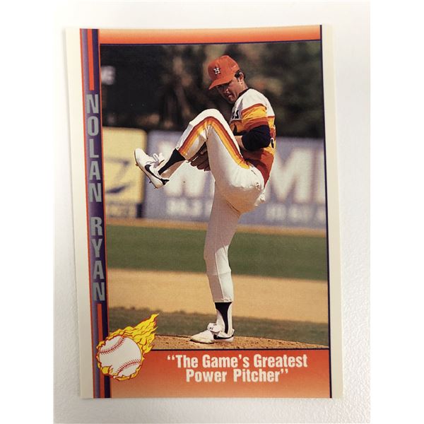 Pacific Ryan Texas Express I #38 Nolan Ryan/The Game's Greatest/Power Pitcher Baseball Card