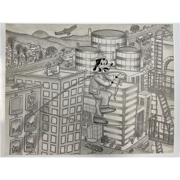 Ken Titleman Original Goofy Artwork