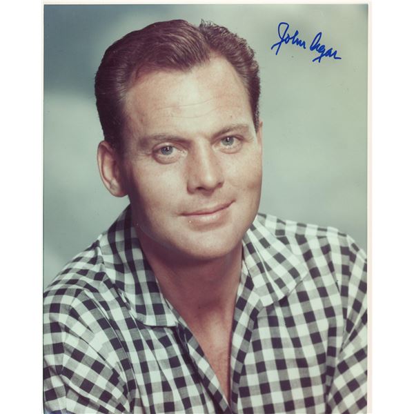 John Agar signed photo
