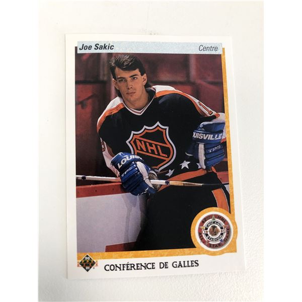 1990-91 Upper Deck Hockey French Version  #490 Joe Sakic Card