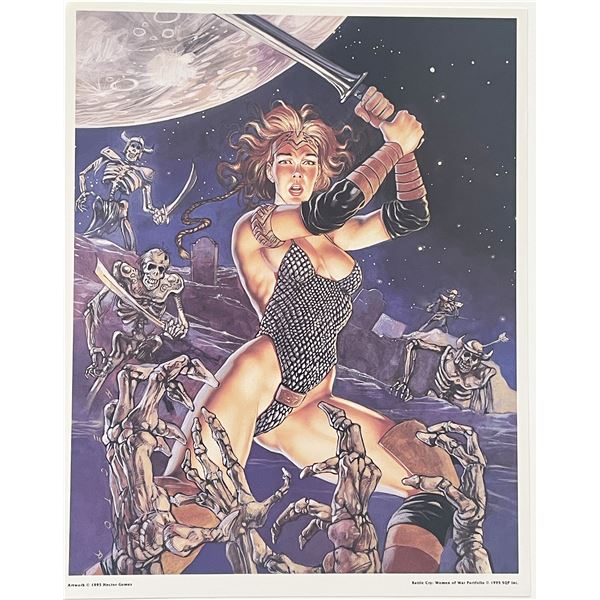 Battle Cry: Women of War Portfolio Comic Art - Hector Gomez, 1995