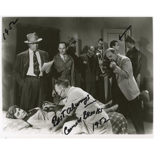 Conrad Brooks signed Plan 9 From Outer Space photo