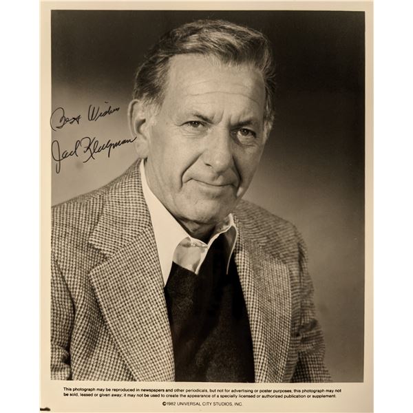 Jack Klugman signed photo