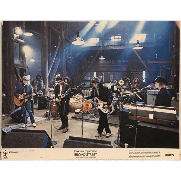 Give My Regards to Broad Street original 1984 vintage lobby card