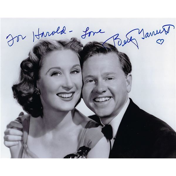 Betty Garrett signed photo
