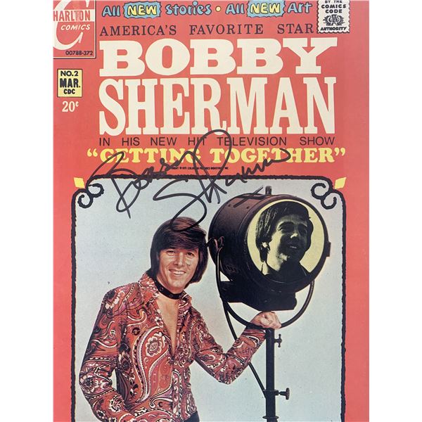 Bobby Sherman signed 1972 comic