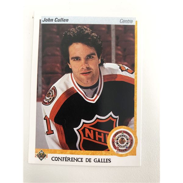 1990-91 Upper Deck Hockey French Version  #492 John Cullen Card