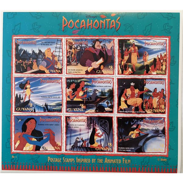 Disney's Pocahontas Stamp Set