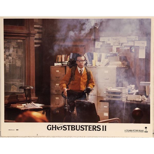 Ghostbusters II original 1989 vintage lobby card