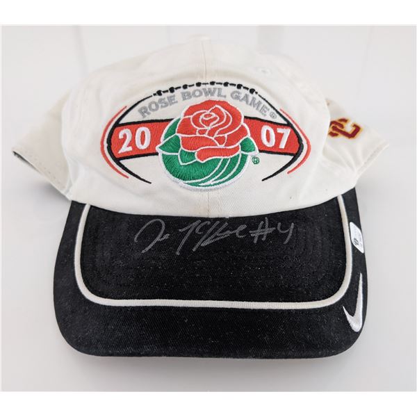 2007 Rose Bowl Game USC Joe McKnight signed baseball hat