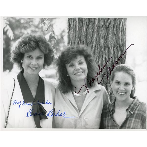 Little Miss Perfect Diane Baker and Marsha Mason signed press photo