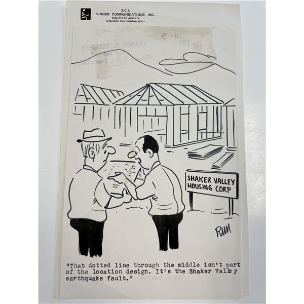 Frank Brummer Original Cartoon