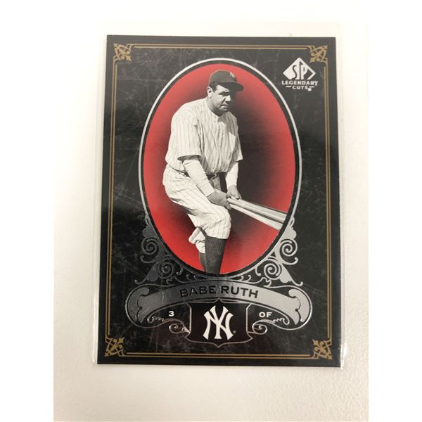 SP Legendary Cuts #54 Babe Ruth baseball card