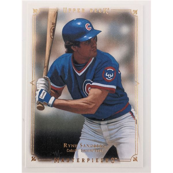 Ryne Sandberg Baseball Trading Card - Upper Deck Masterpieces #19 2008