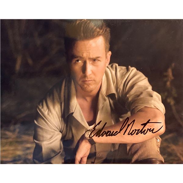 Ed Norton signed photo