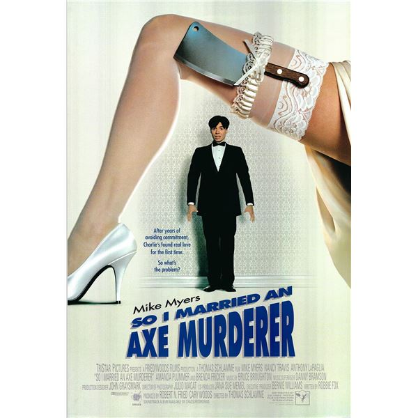 So I Married an Axe Murderer original 1993 vintage one sheet movie poster