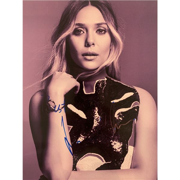 Elizabeth Olsen signed photo