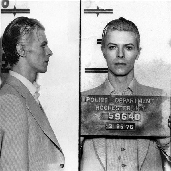 David Bowie Mugshot
