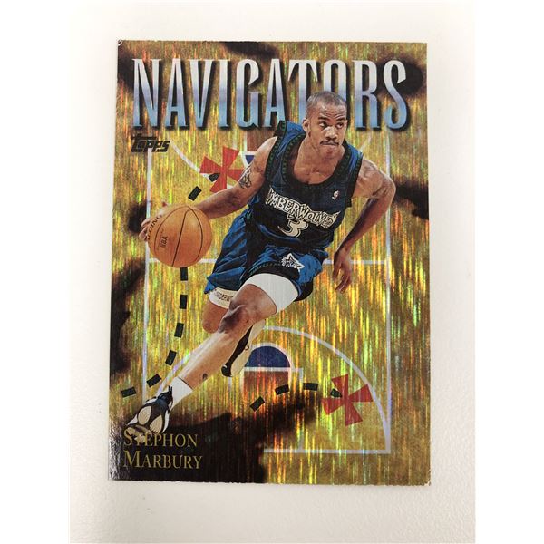 1998-99 Topps Chrome Season's Best Navigators Stephon Marbury #SB4 Basketball Card
