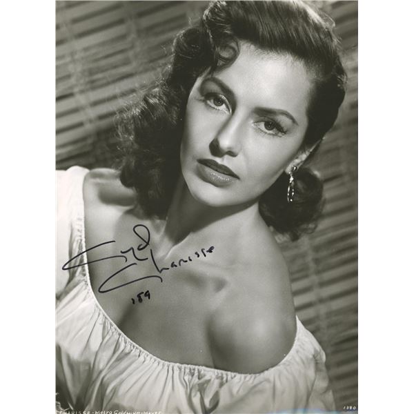 Cyd Charisse signed photo