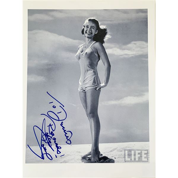 Jane Powell signed photo