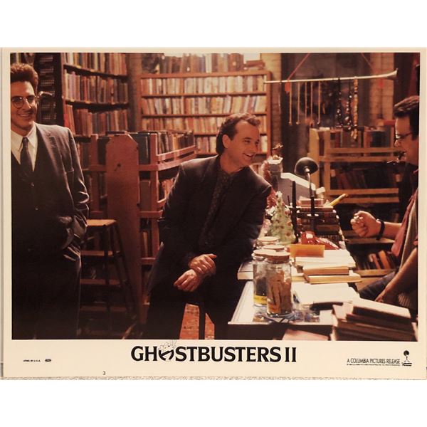Ghostbusters II original 1989 vintage lobby card