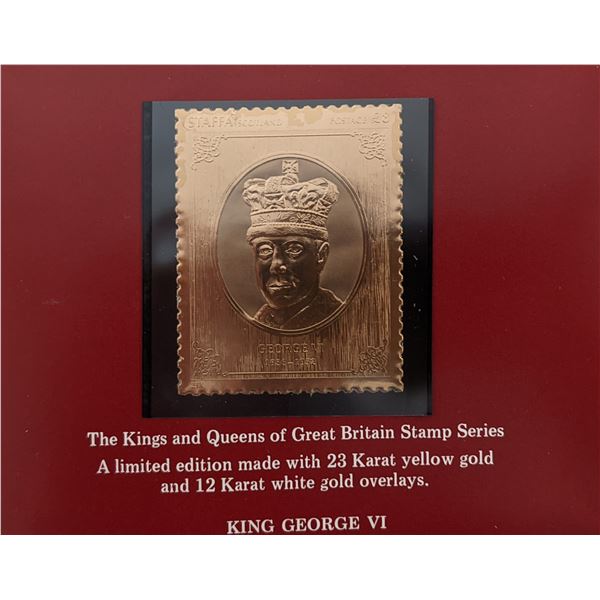 The Kings and Queens of Great Britain Stamp Series - King George VI