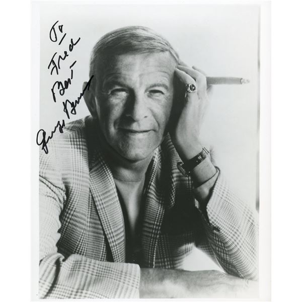 George Burns signed photo