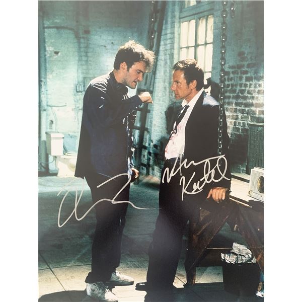 Reservoir Dogs Quentin Tarantino and Harvey Kietel singed movie photo