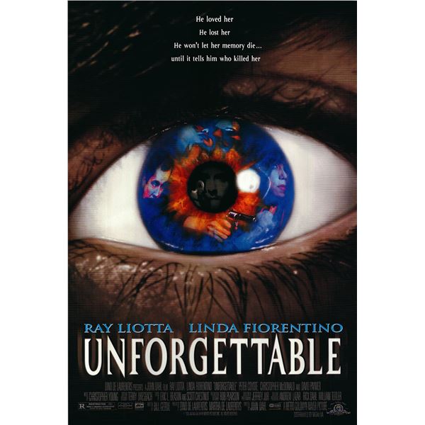 Unforgettable original 1996 vintage one sheet movie poster
