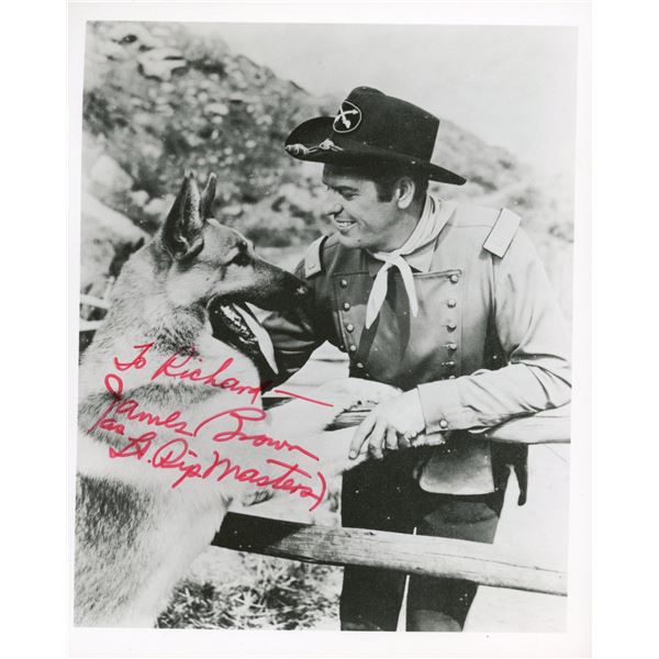 James Brown signed photo