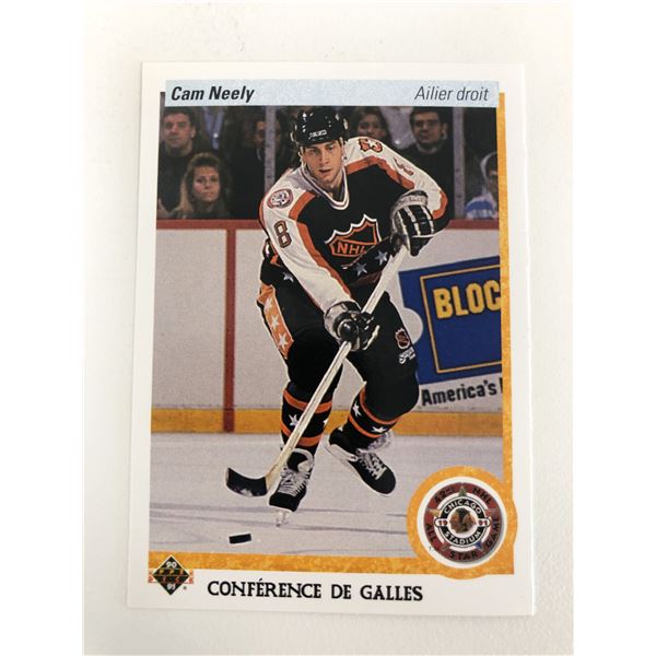 1990-91 Upper Deck Hockey French Version  #493 Cam Neely Card