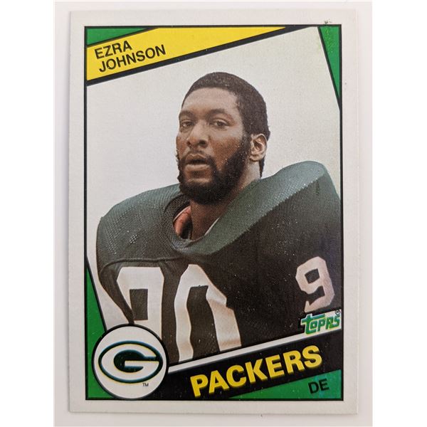 Ezra Johnson Football Trading Card - Topps #270 1984