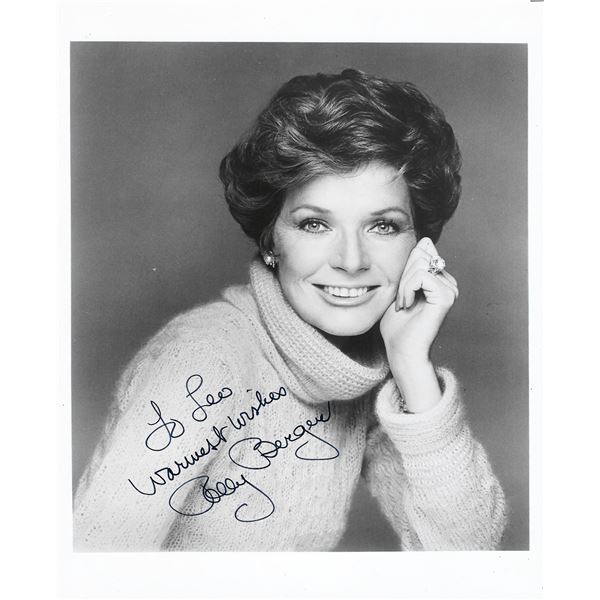 Polly Bergen signed photo