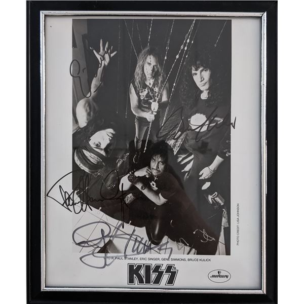 Kiss Signed Photo
