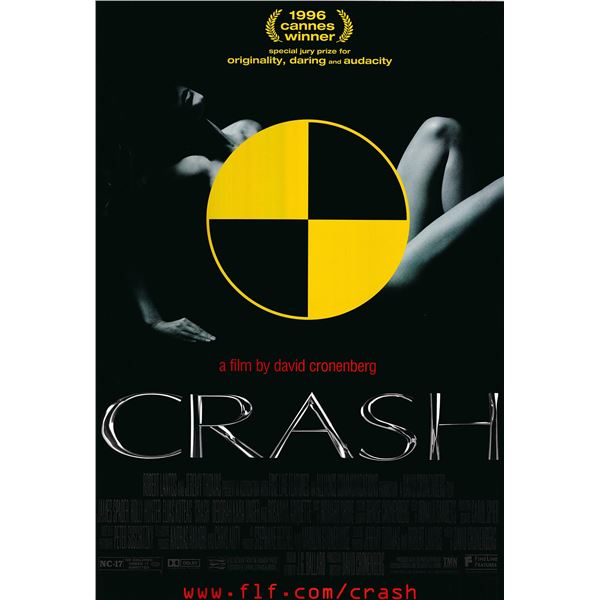 Crash original 1996 vintage one sheet movie poster