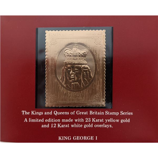The Kings and Queens of Great Britain Stamp Series - King George I